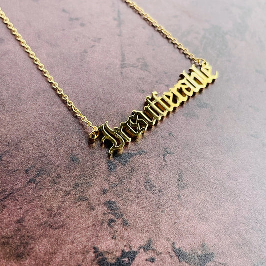 Insufferable Gold Necklace