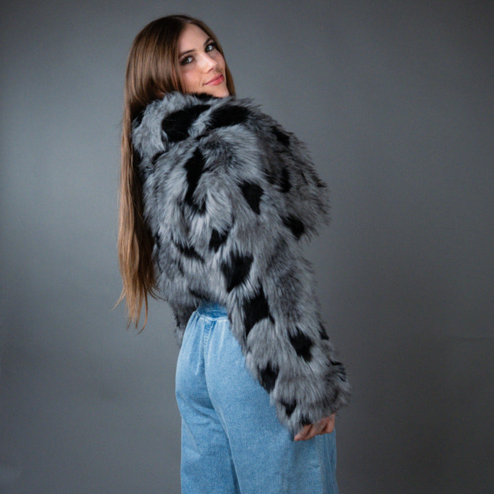 Arias Faux Fur Cropped Jacket - Outerwear - Fire Inside Me - 