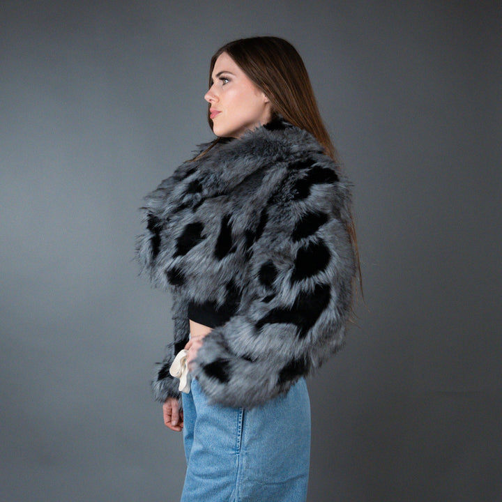 Arias Faux Fur Cropped Jacket - Outerwear - Fire Inside Me - 