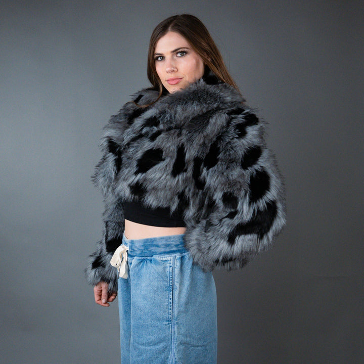 Arias Faux Fur Cropped Jacket - Outerwear - Fire Inside Me - 
