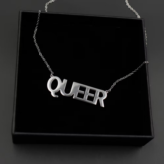 Queer Necklace –  Silver