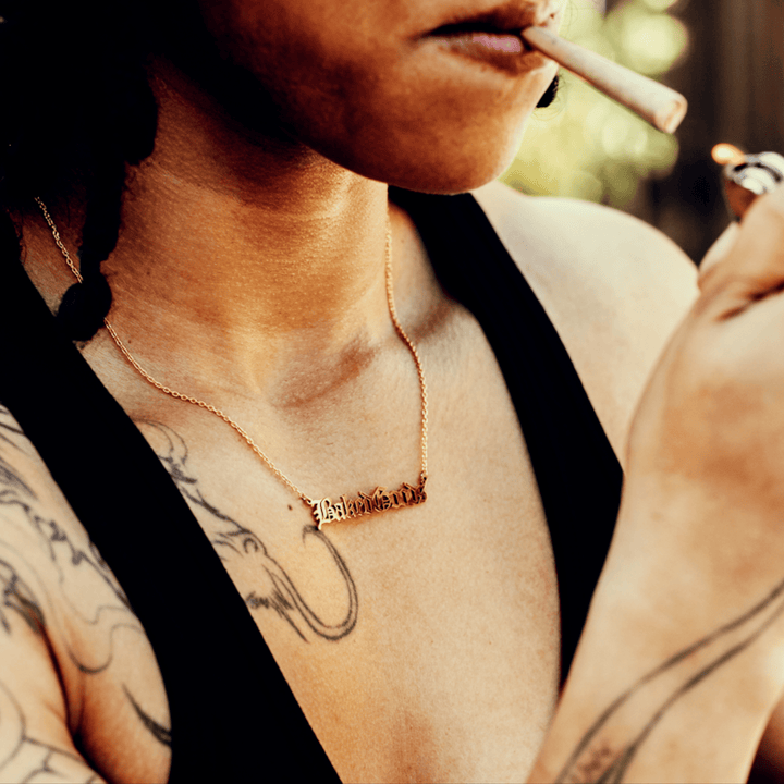 Baked Goods Gold Necklace - Fire Inside Me - 