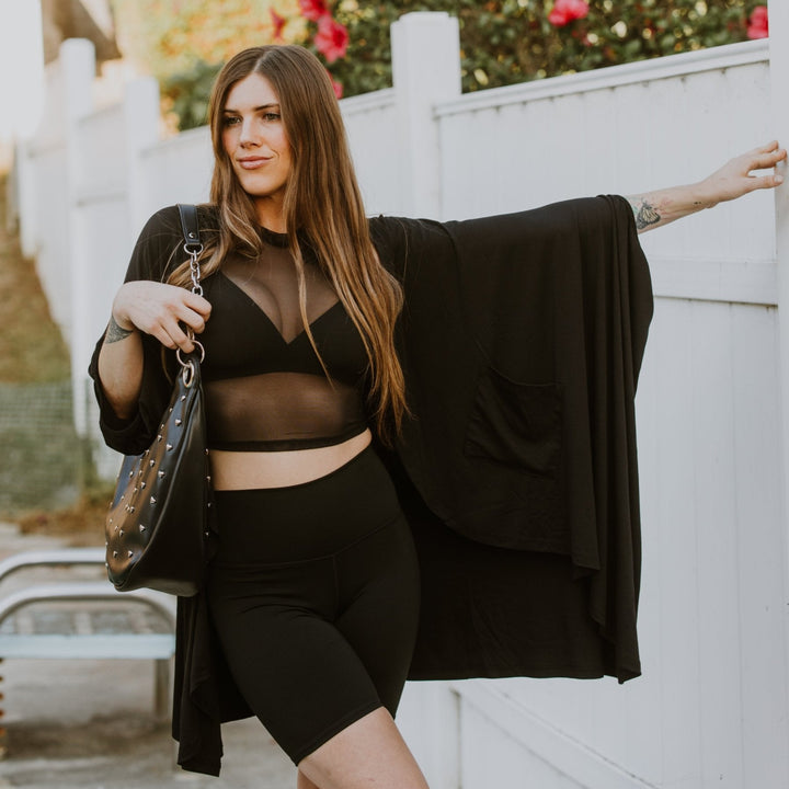 Batty Oversized Cardigan by Foxblood Signature Modal Knit – Fire