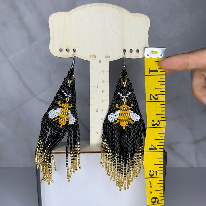 Bees Dangle Earrings - Fire Inside Me - 