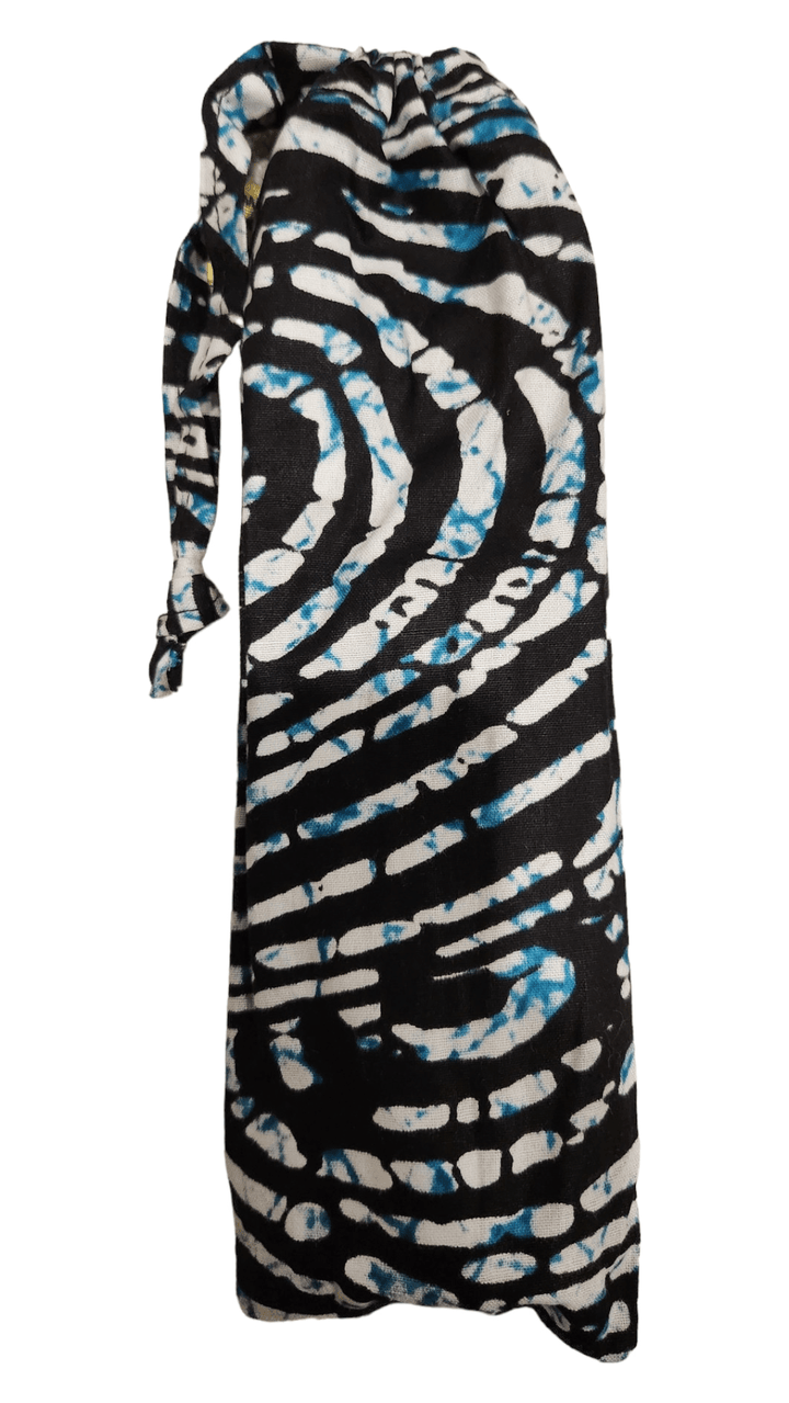 Black & Turquoise Swirl Handheld Fan - Accessories - Fire Inside Me - 