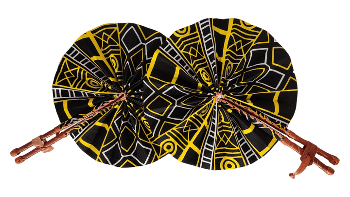 Black & Yellow Handheld Fan - Accessories - Fire Inside Me - 