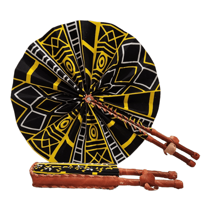 Black & Yellow Handheld Fan - Accessories - Fire Inside Me - 
