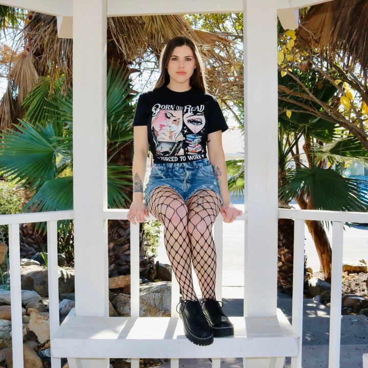 Born To Read, Forced To Work Tee - Fire Inside Me - 