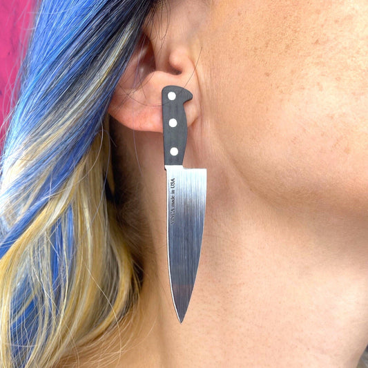 Chef's Knife Earrings - Accessories - Fire Inside Me - 