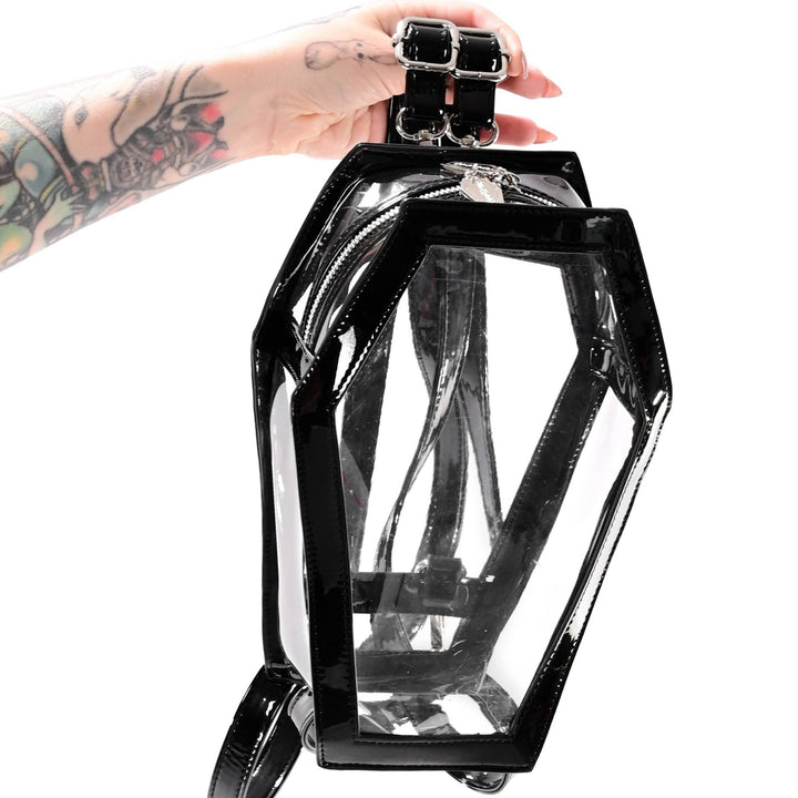 Clear Coffin Backpack - Accessories - Fire Inside Me - 