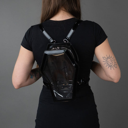 Clear Coffin Backpack - Accessories - Fire Inside Me - 