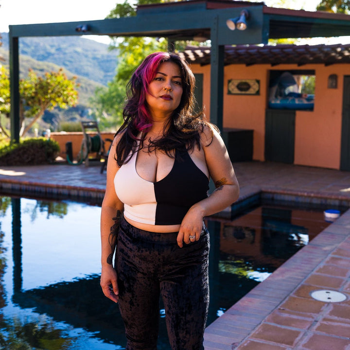 Color Block Halter Top - Tops - Fire Inside Me - 