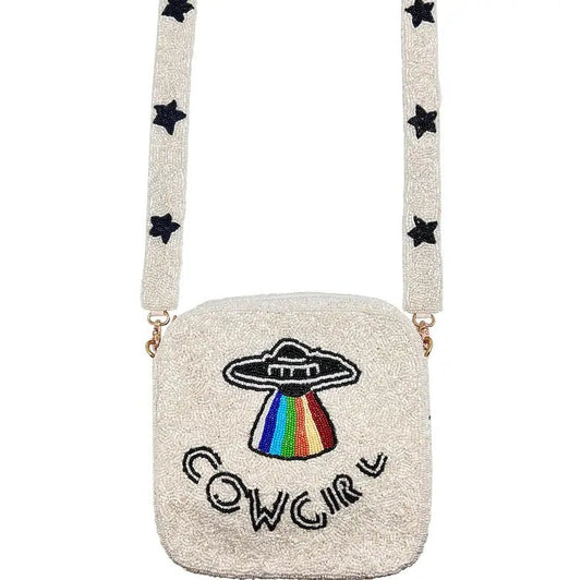 Cowgirl Alien Beaded Bag - Accessories - Fire Inside Me - 
