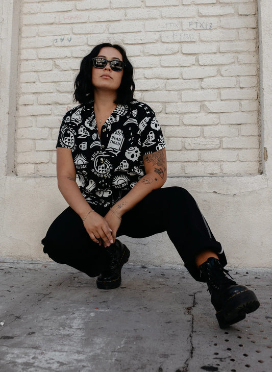 Dead Tired Button-Up Shirt