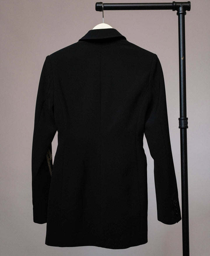 Embroidered Tunic Blazer - Outerwear - Fire Inside Me - 
