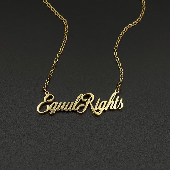 Equal Rights Necklace - 18k Gold - Accessories - Fire Inside Me - 