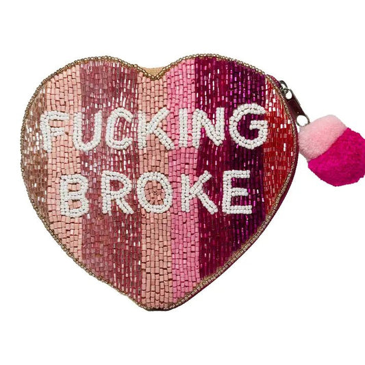 F*cking Broke Coin Pouch - Accessories - Fire Inside Me - 