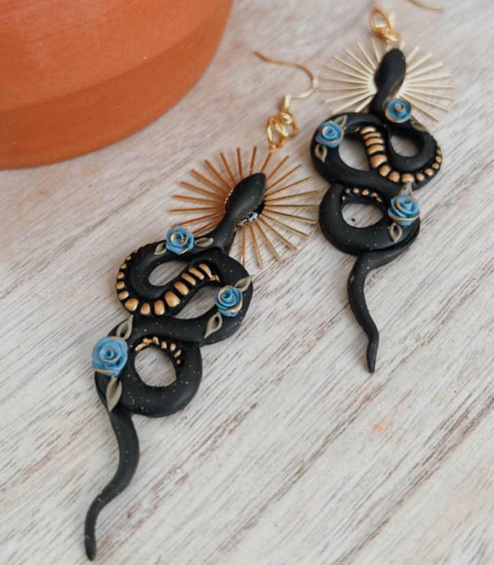 Goddess Snake Earrings - Accessories - Fire Inside Me - 