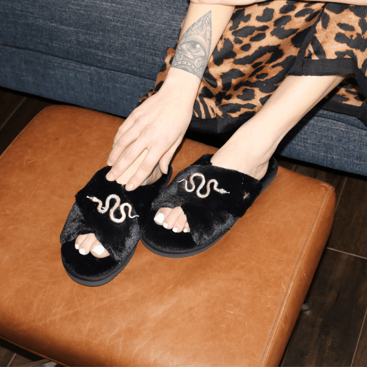 ✨ Gold Serpent Slippers ✨ - Fire Inside Me - 