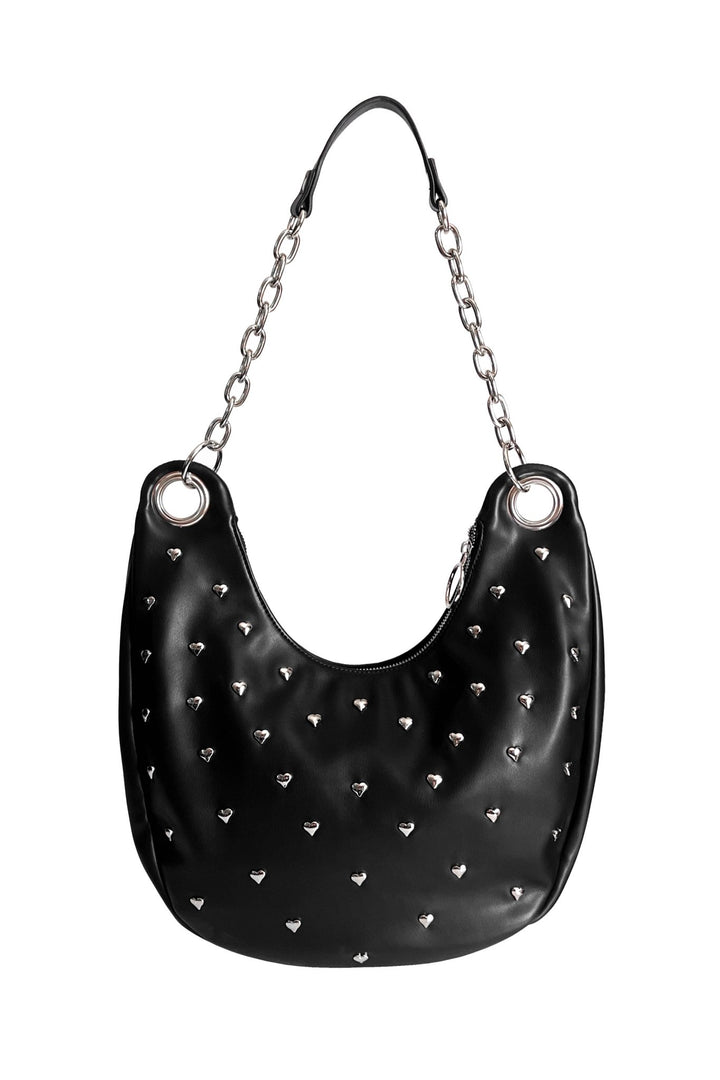 Heart Studded Bag - Accessories - Fire Inside Me - 