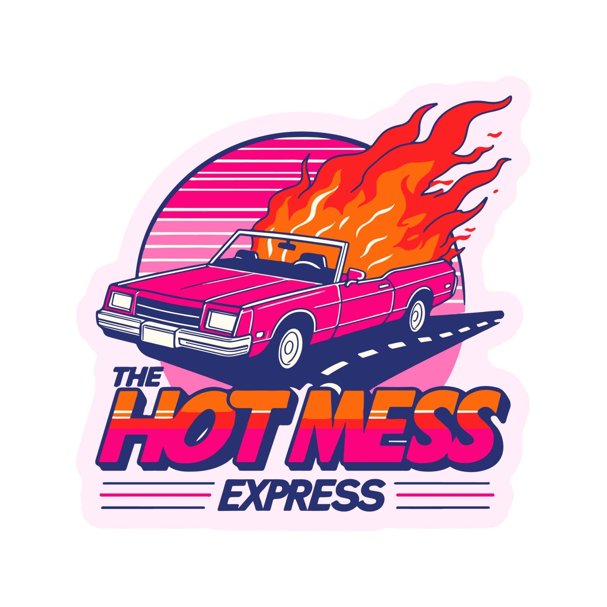 Hot Mess Express Vinyl Sticker – Fire Inside Me