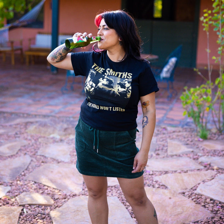 Hunter Green Corduroy Mini Skirt - Bottoms - Fire Inside Me - 