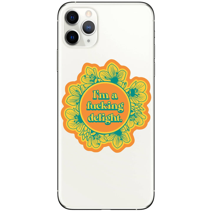 I'm a Fucking Delight Vinyl Sticker - Accessories - Fire Inside Me - 