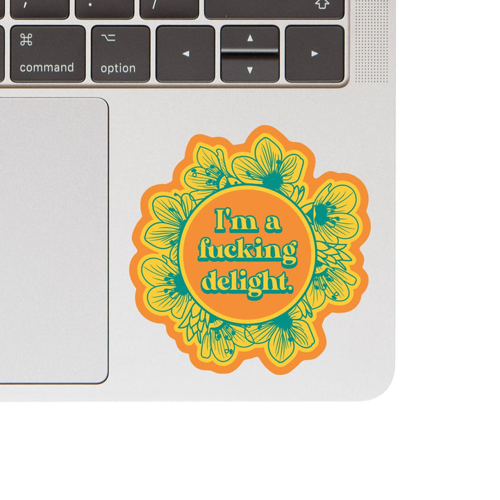 I'm a Fucking Delight Vinyl Sticker - Accessories - Fire Inside Me - 