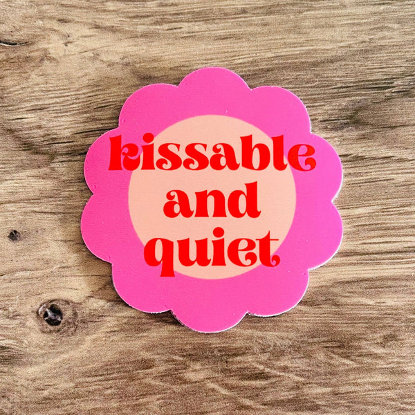 Kissable and Quiet Sticker - Fire Inside Me - 