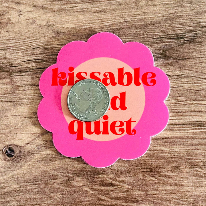 Kissable and Quiet Sticker - Fire Inside Me - 