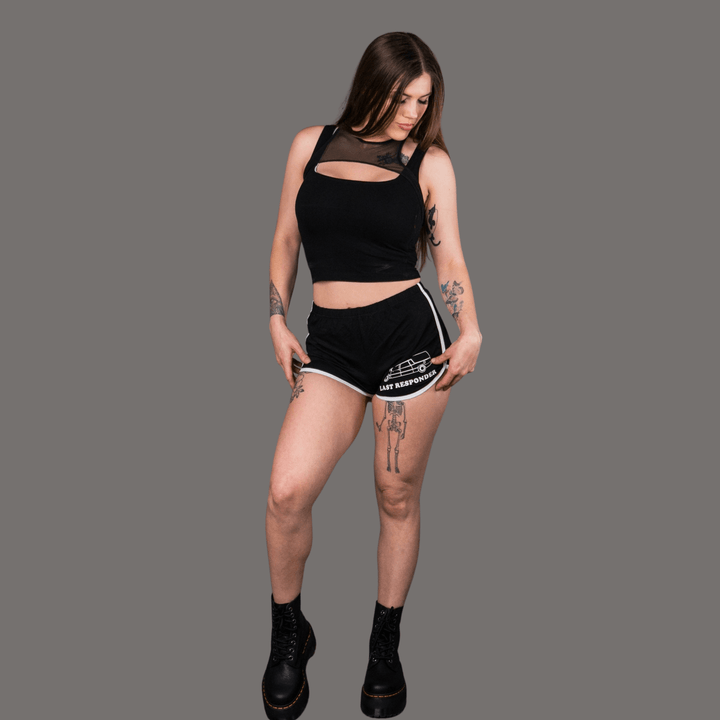 Last Responder Retro Shorts - Bottoms - Fire Inside Me - 