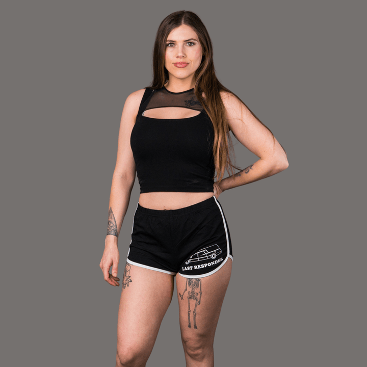 Last Responder Retro Shorts - Bottoms - Fire Inside Me - 