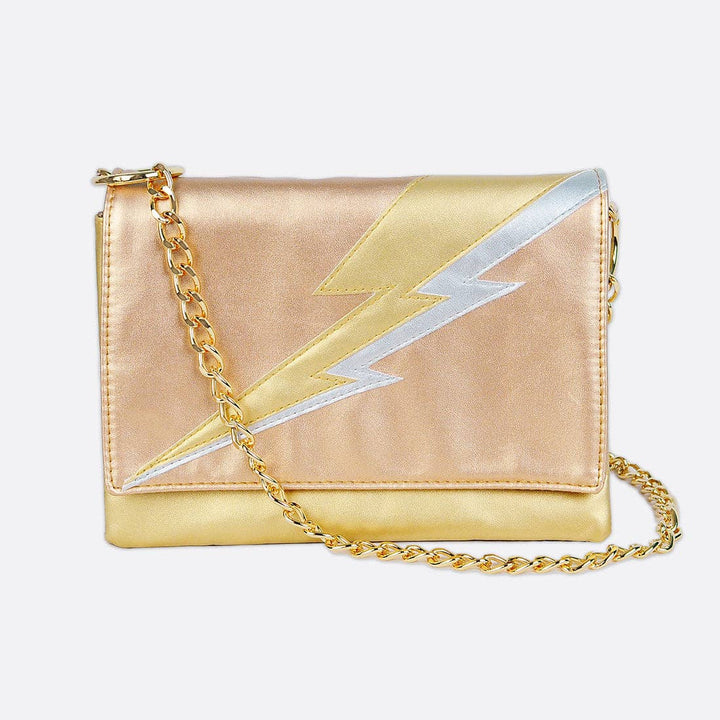 Lightning Bolt Romy Convertible Clutch in Opening Night - Fire Inside Me - 