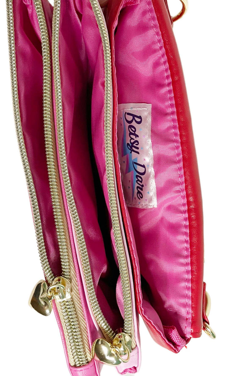 Lightning Bolt Romy Convertible Clutch in Paparazzi - Fire Inside Me - 