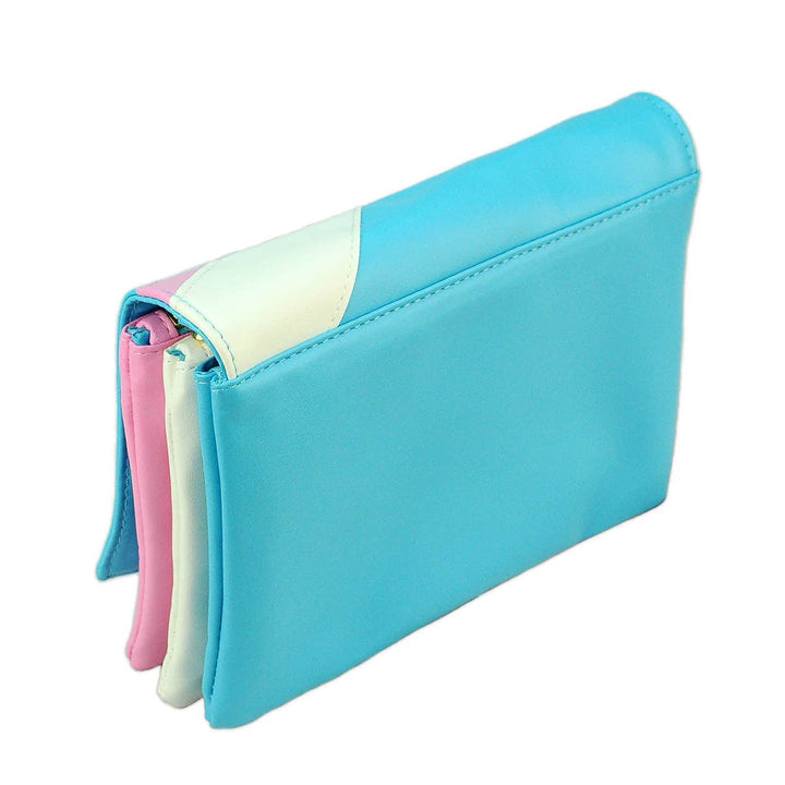 Lightning Bolt Romy Convertible Clutch in Trans Pride - Fire Inside Me - 