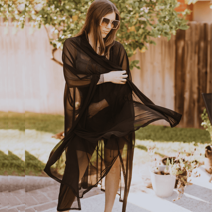 Lilith Mesh Oversized Cloak - Outerwear - Fire Inside Me - 