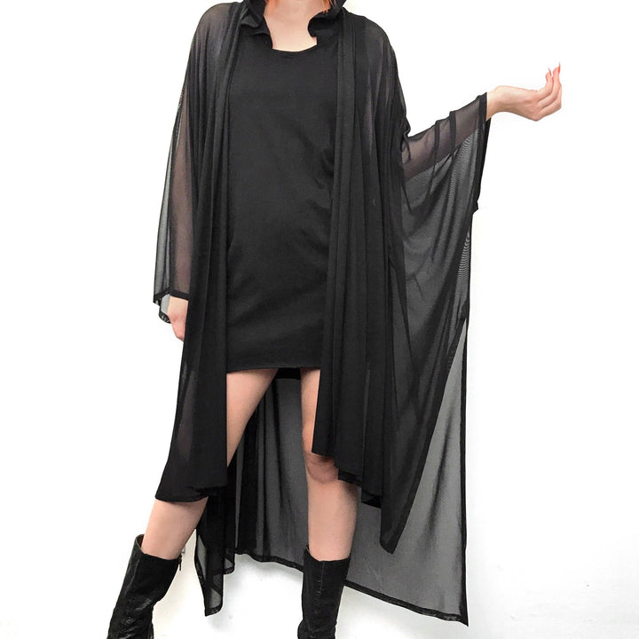 Lilith Mesh Oversized Cloak - Outerwear - Fire Inside Me - 