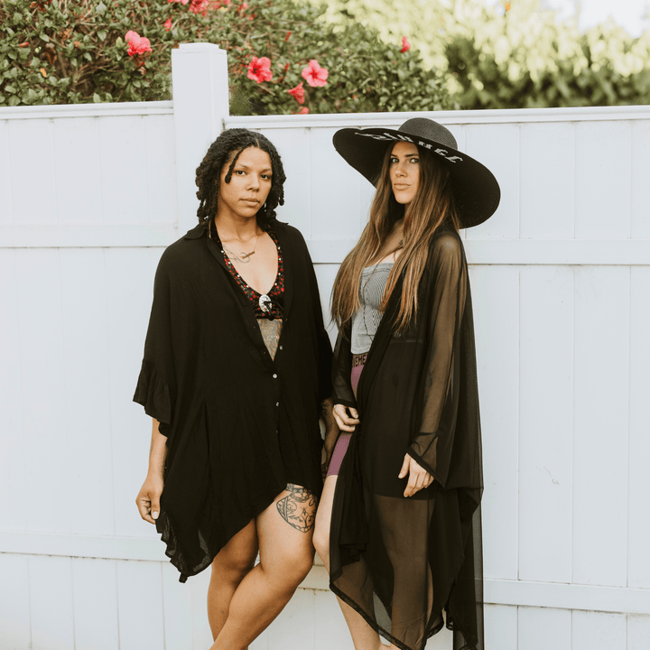 Lilith Mesh Oversized Cloak - Outerwear - Fire Inside Me - 