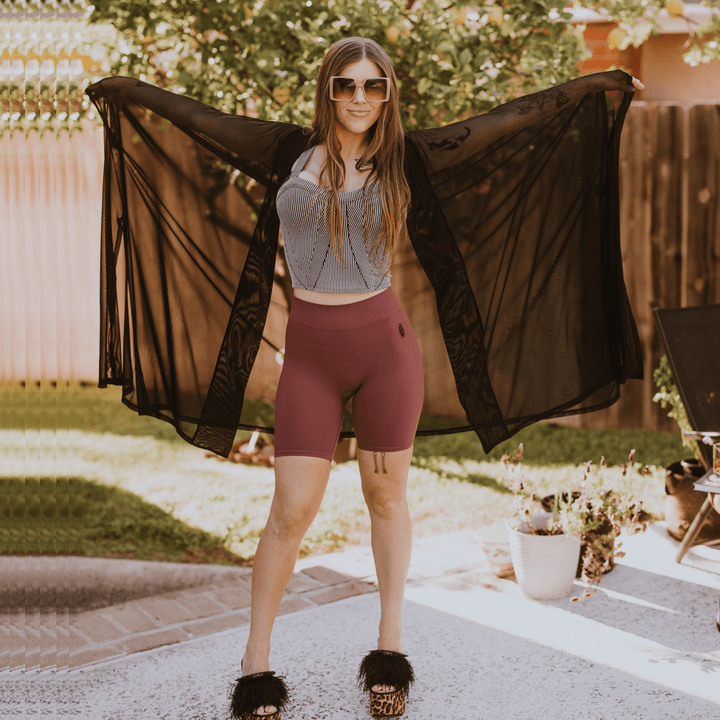 Lilith Mesh Oversized Cloak - Outerwear - Fire Inside Me - 