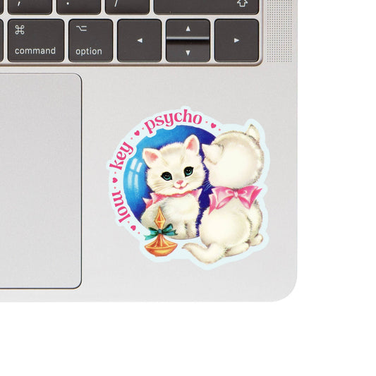 Low Key Psycho Vinyl Sticker - Fire Inside Me - 