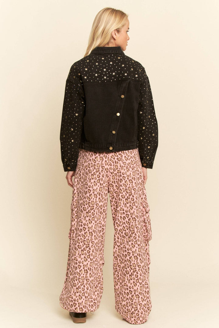 Lucky Stars Denim Jacket - Outerwear - Fire Inside Me - 