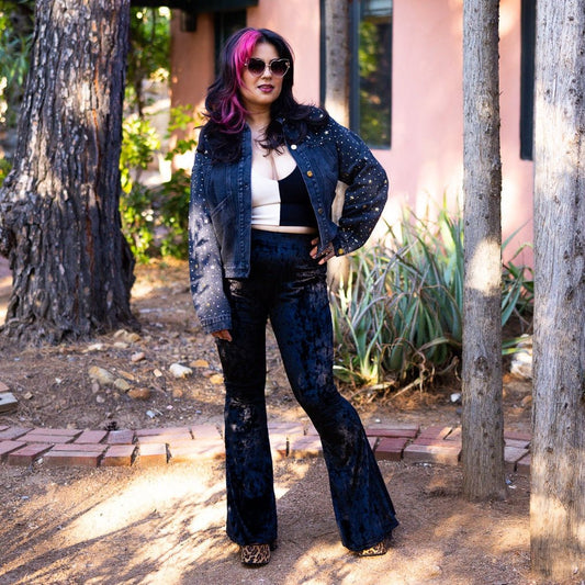 Lucky Stars Denim Jacket - Outerwear - Fire Inside Me - 