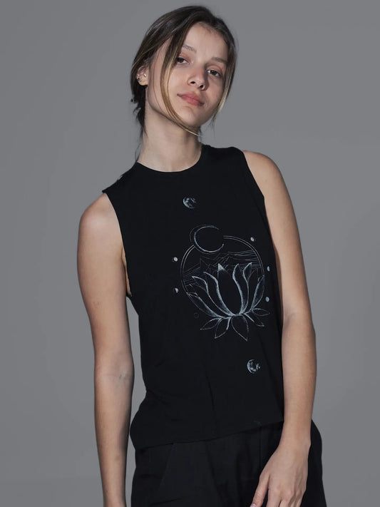 Lunar Lotus Tank - Tops - Fire Inside Me - 
