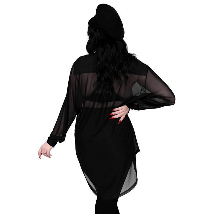 Mesh Memphis Oversized Shirt - Tops - Fire Inside Me - 