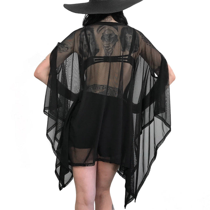 Mesh Rhiannon Flowing Tunic Top - Tops - Fire Inside Me - 