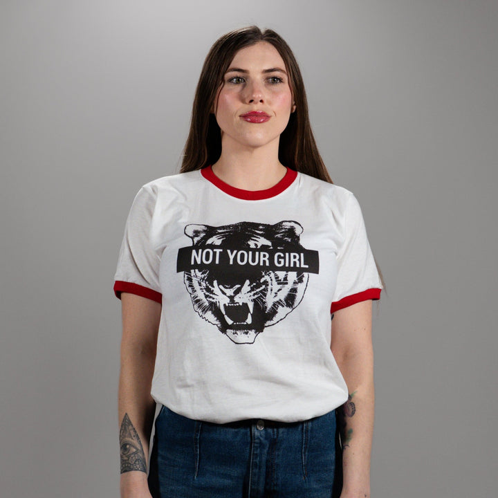Not Your Girl Feminist Tee - Fire Inside Me - 