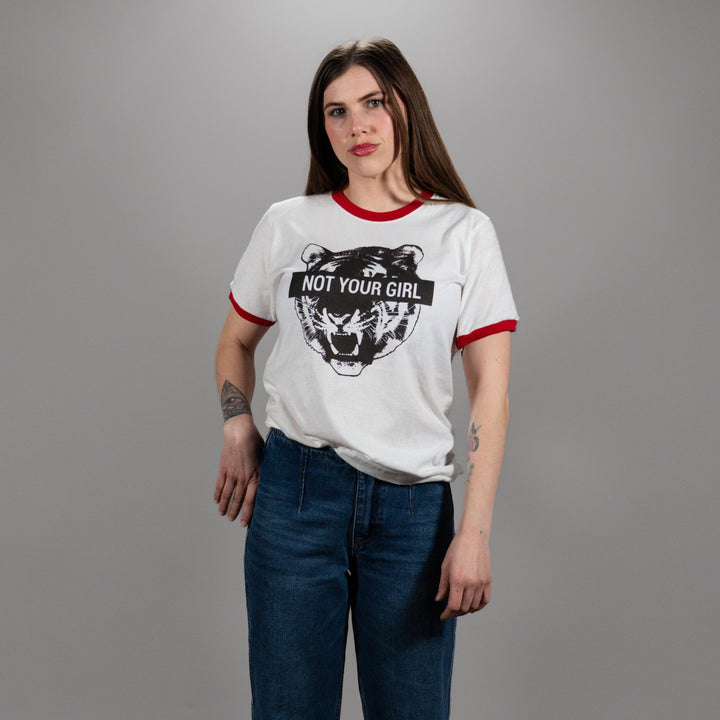 Not Your Girl Feminist Tee - Fire Inside Me - 