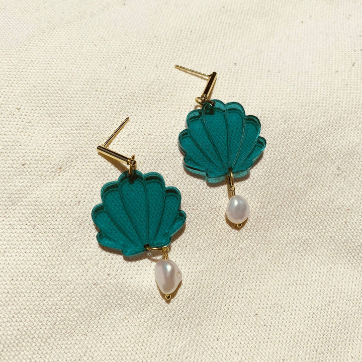 Ocean Pearl Earrings - Accessories - Fire Inside Me - 