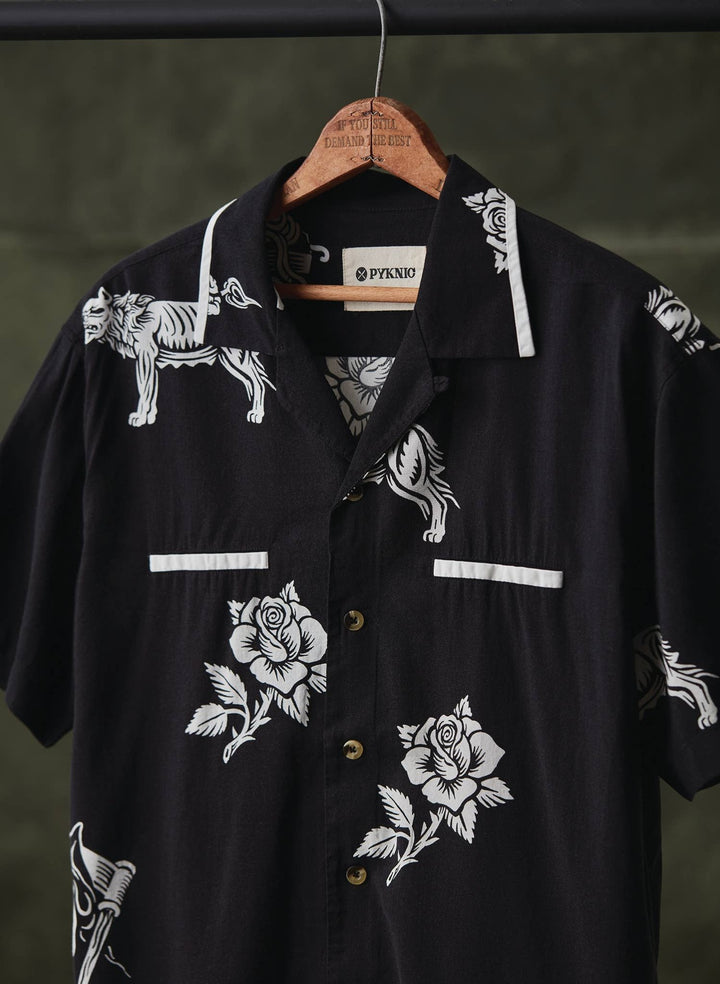 Pasta La Vista Button Up Shirt - Tops - Fire Inside Me - 
