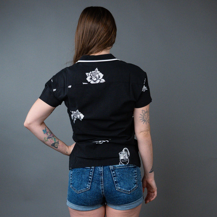 Pasta La Vista Button Up Shirt - Tops - Fire Inside Me - 